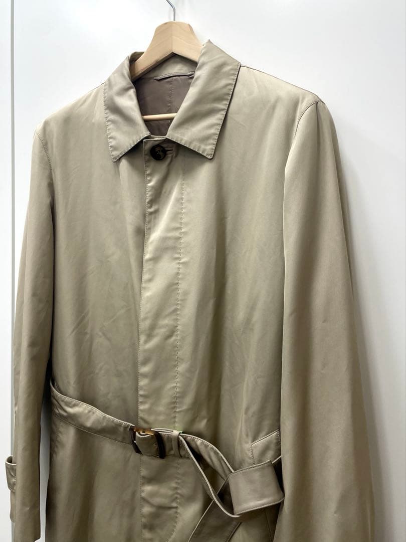 Brioni シルク100％★サイズ50 ブリオーニ トレンチコート シングル