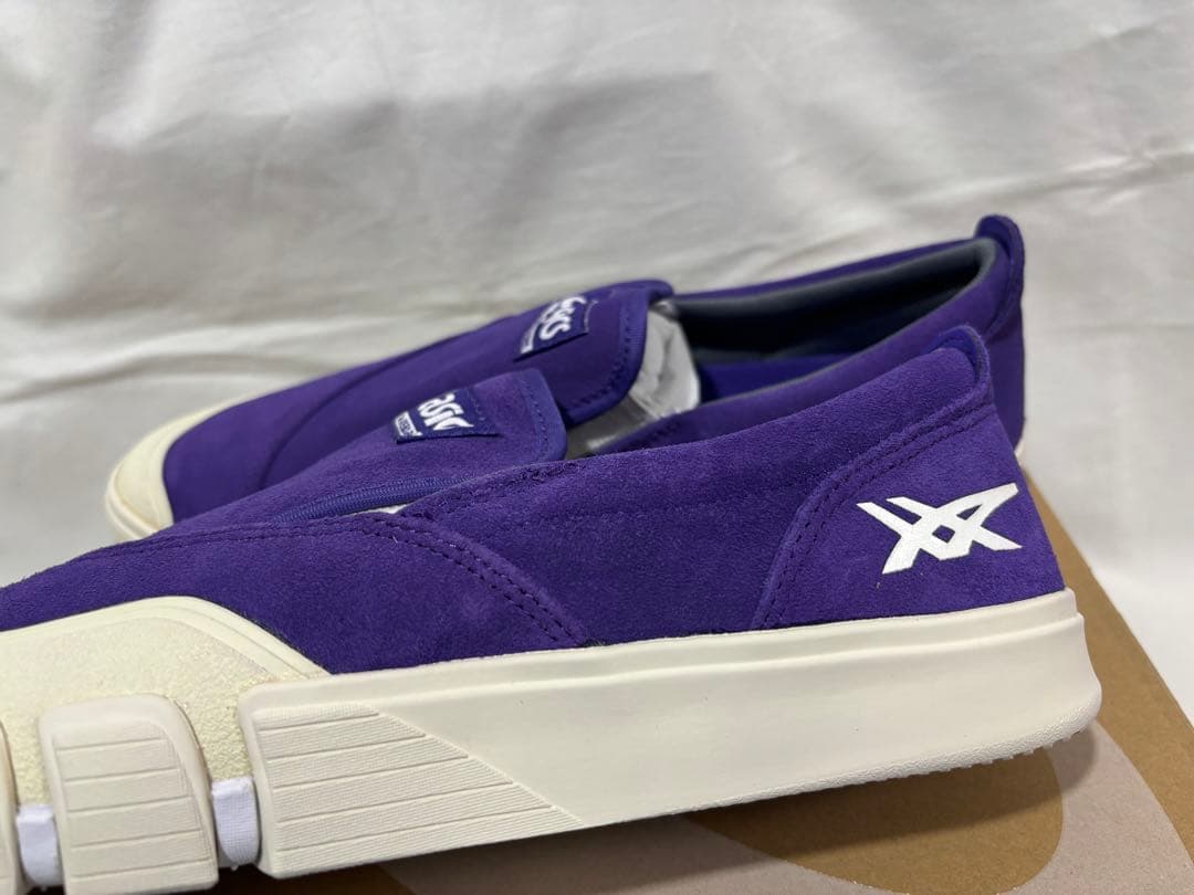 asics gel-flexkee slip-on purple 27.5 紫