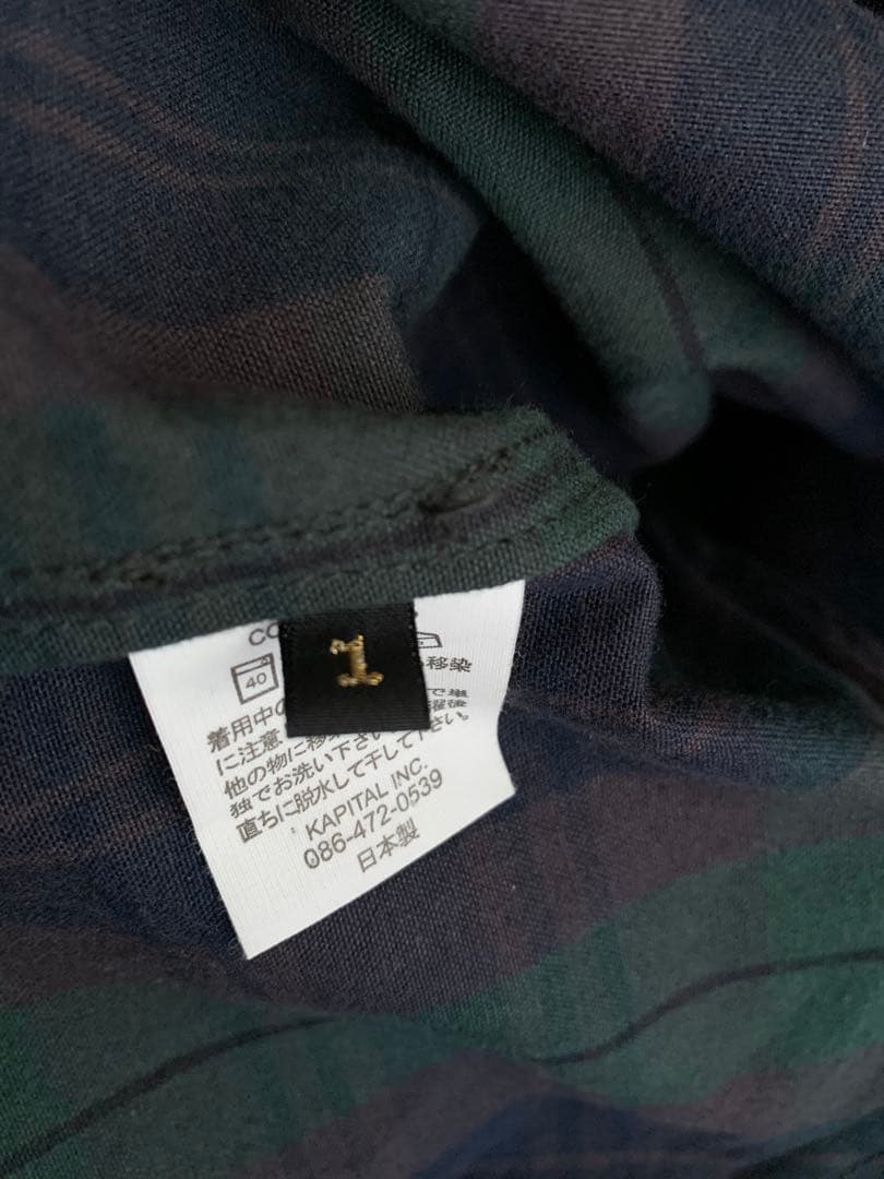 KAPITAL チェック柄コート