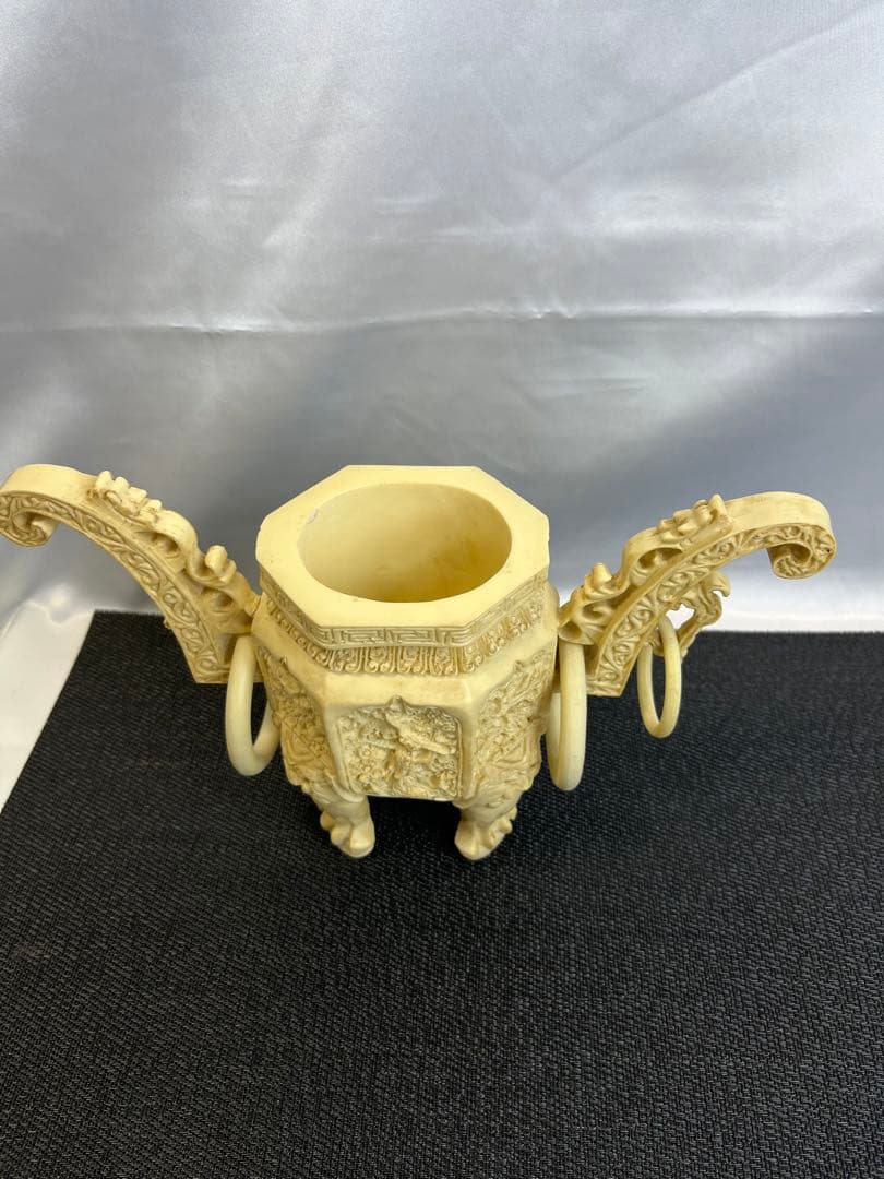 大香炉 オブジェ 中国工芸品 389