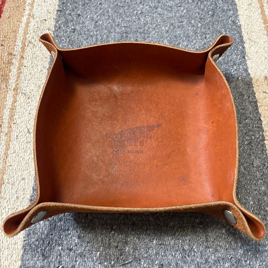 美品　レッドウイング/REDWING レザートレイ