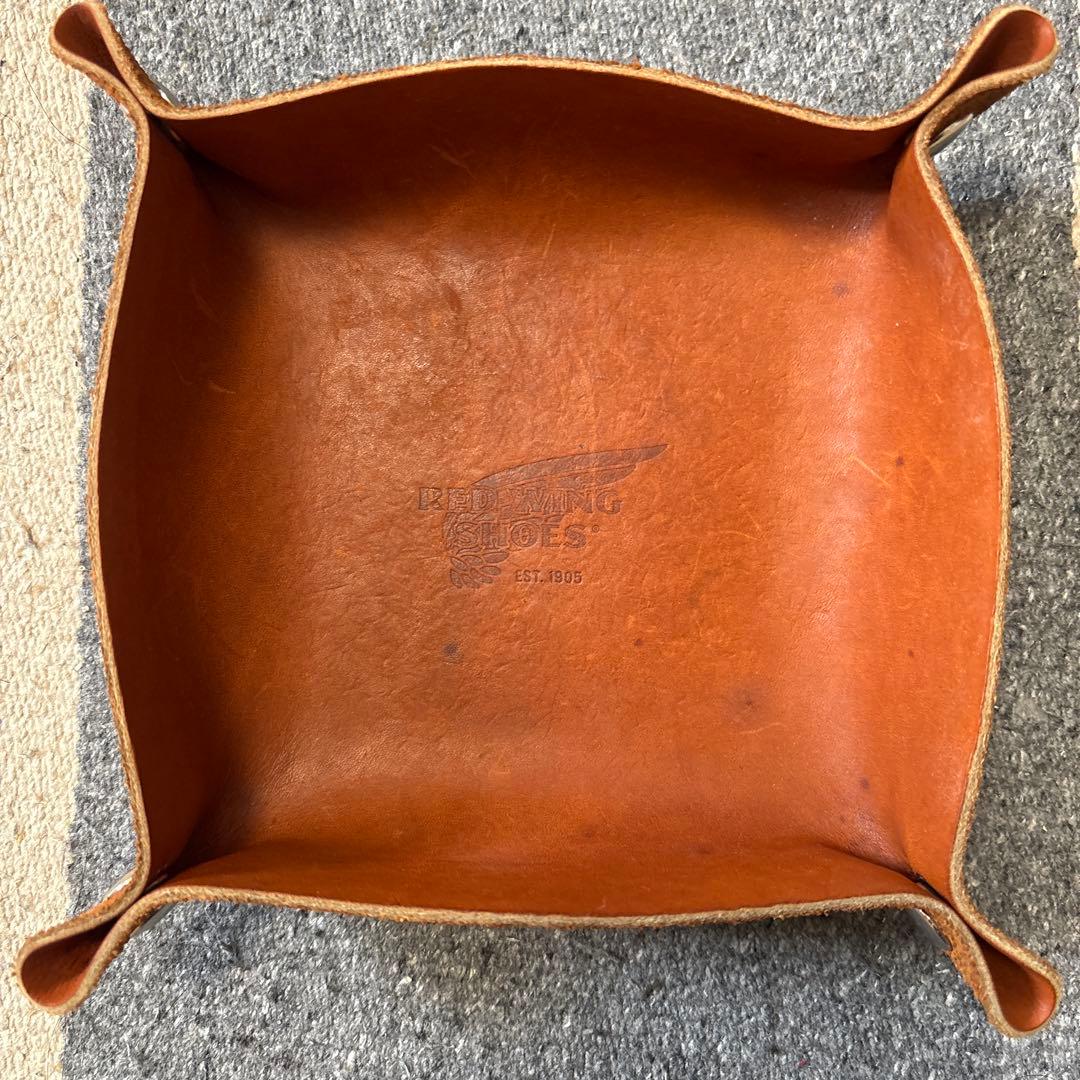 美品　レッドウイング/REDWING レザートレイ