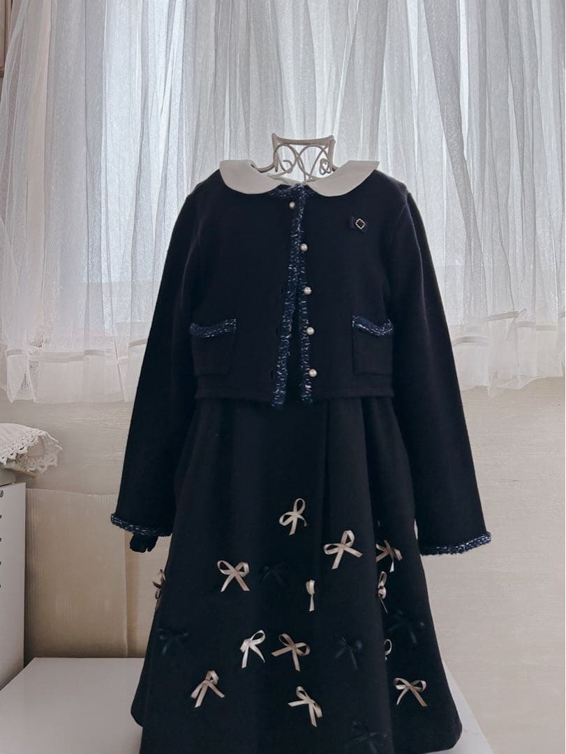 美品♡43600円TOCCAフォーマルワンピース♡カーディガン最終御値下げ