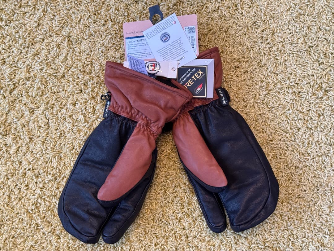 値下げ！新品！HESTRA 3-Finger 【GORE-TEX】 サイズ８