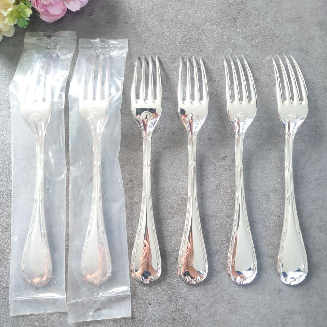 美品 クリストフル リュバン デザートフォーク 未開封含む 6点