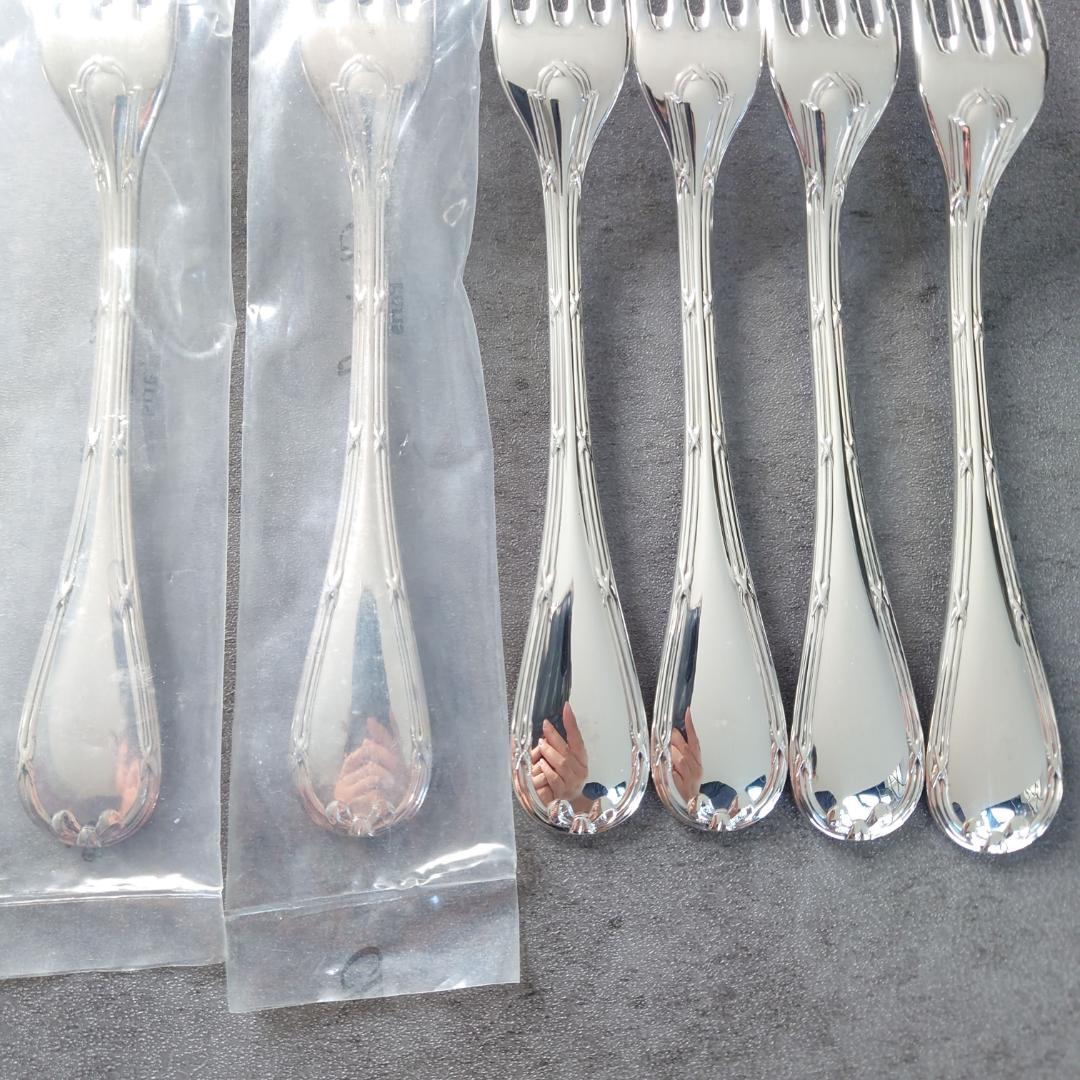 美品 クリストフル リュバン デザートフォーク 未開封含む 6点