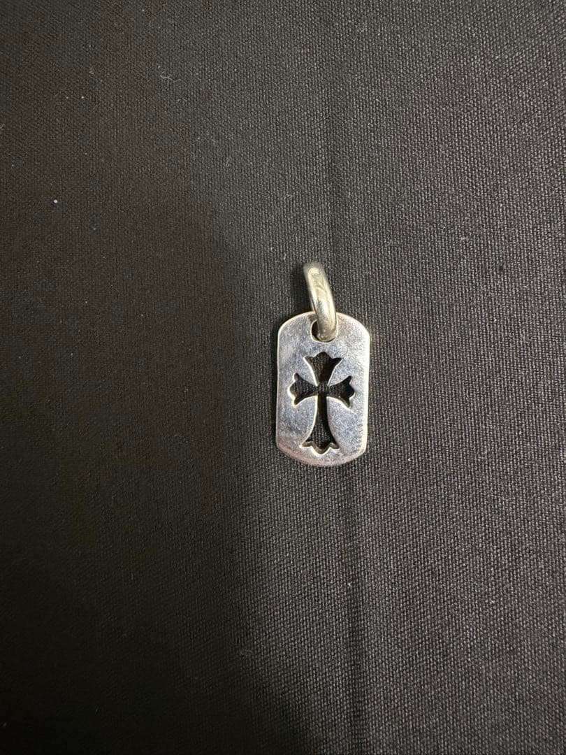 【インボイス付き】カットアウトクロスドッグタグ(タイニー)