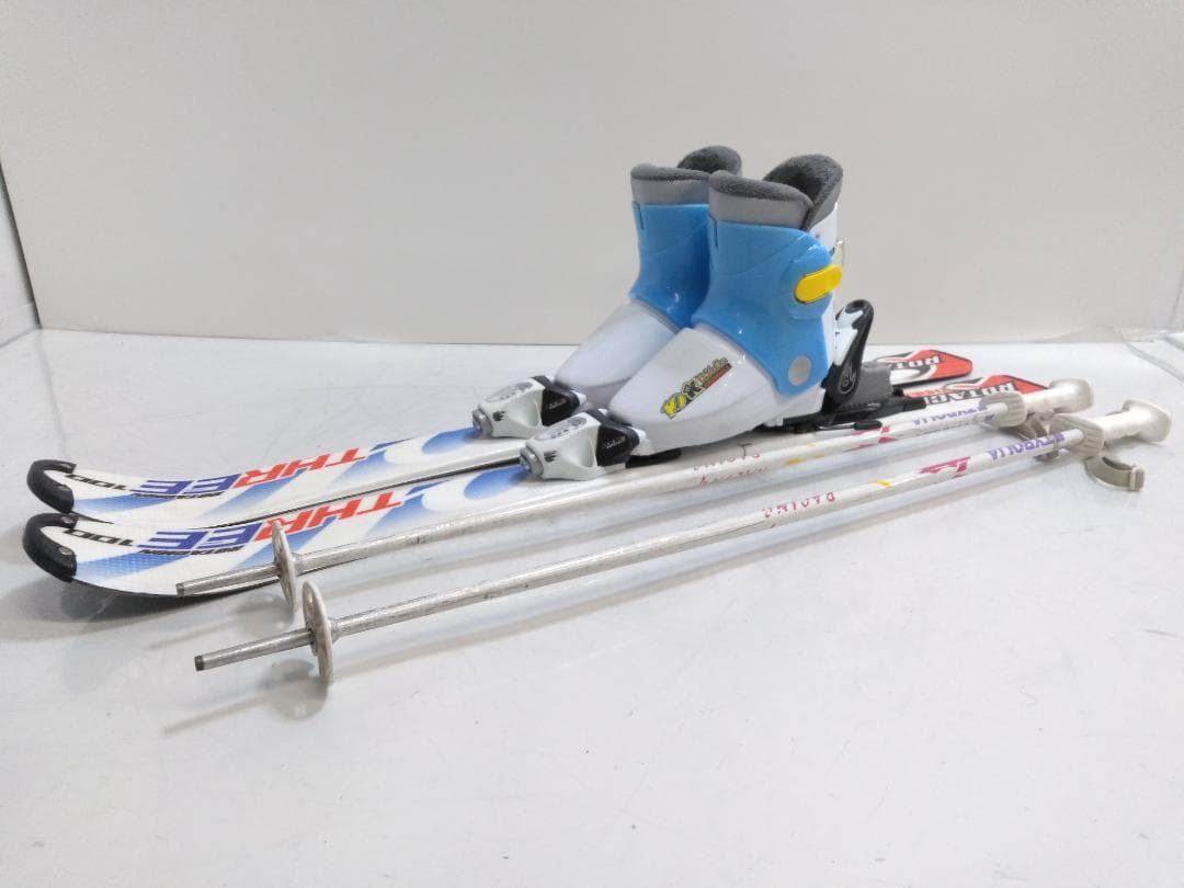 ジュニアスキー4点セット スワロー 100cm ブーツ ゲン 19cm◇