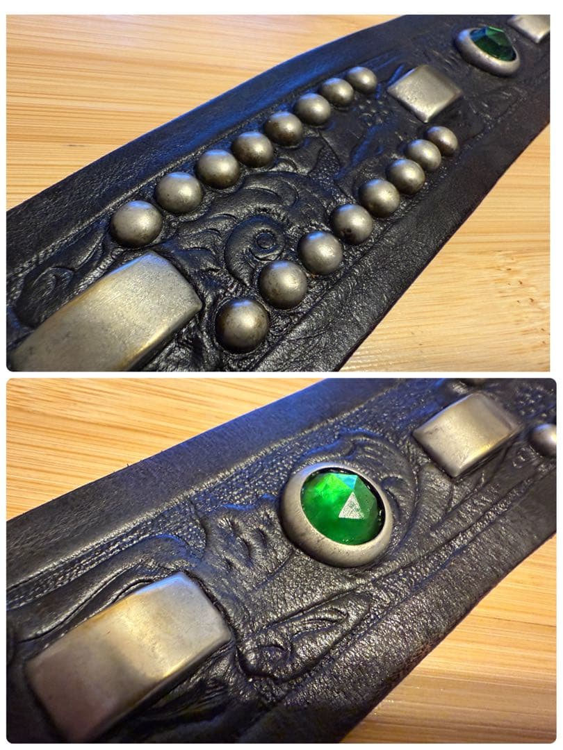 美品⭐️TENDERLOIN ×HTC×ポーター⭐️スタッズベルト⭐️ブラック⭐️32