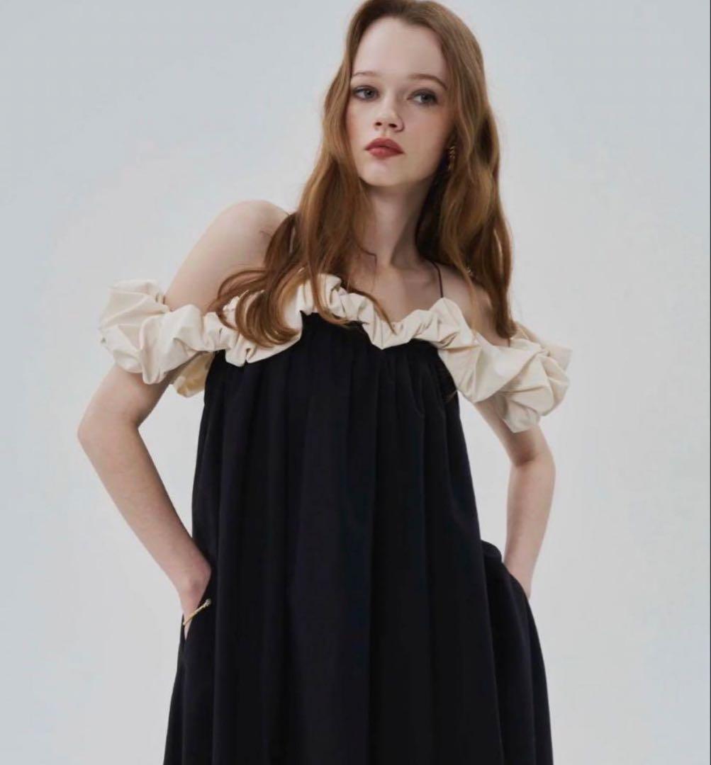 THE TOE Erie frills onepiece ロング ワンピース M