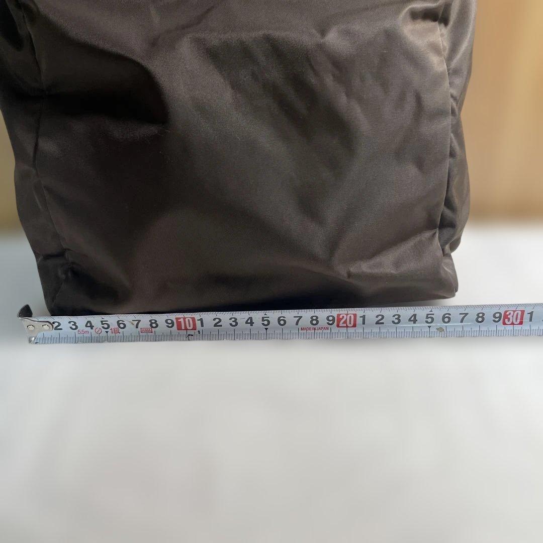 美品　PRADA ナイロントートバッグ ブラウン系 MADE IN ITALY