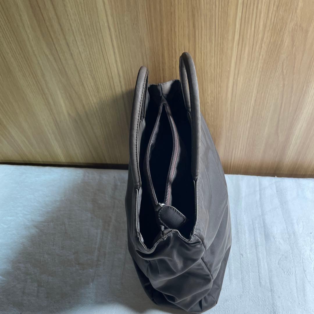 美品　PRADA ナイロントートバッグ ブラウン系 MADE IN ITALY