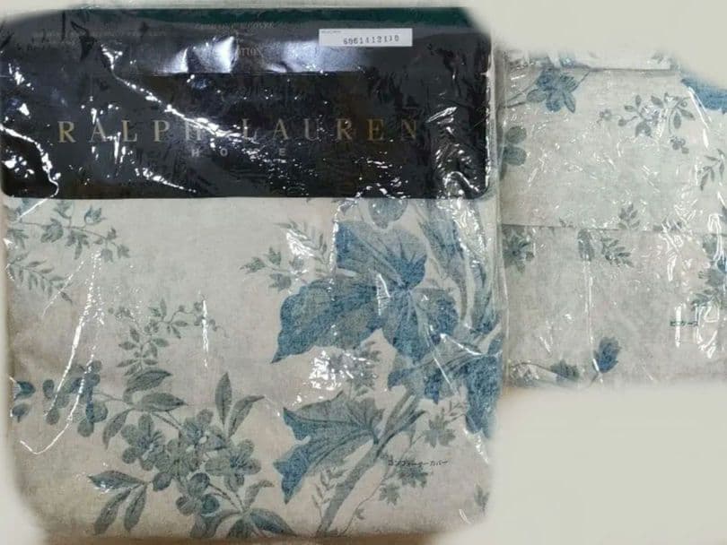 ２組ラルフローレンコンフォーターカバー 150x210枕カバー２枚花柄