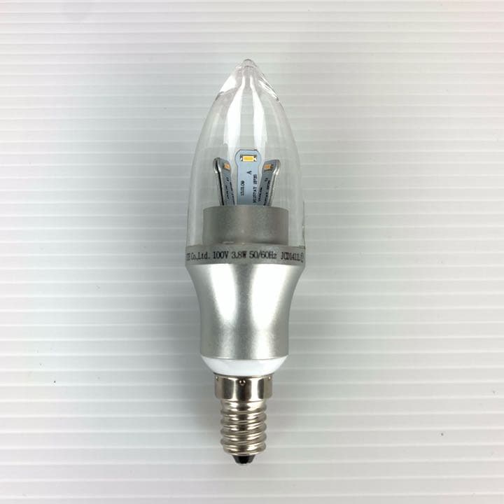 約3万 LED シャンデリア電球 9個セット デコキャンドルクラウン 電球色