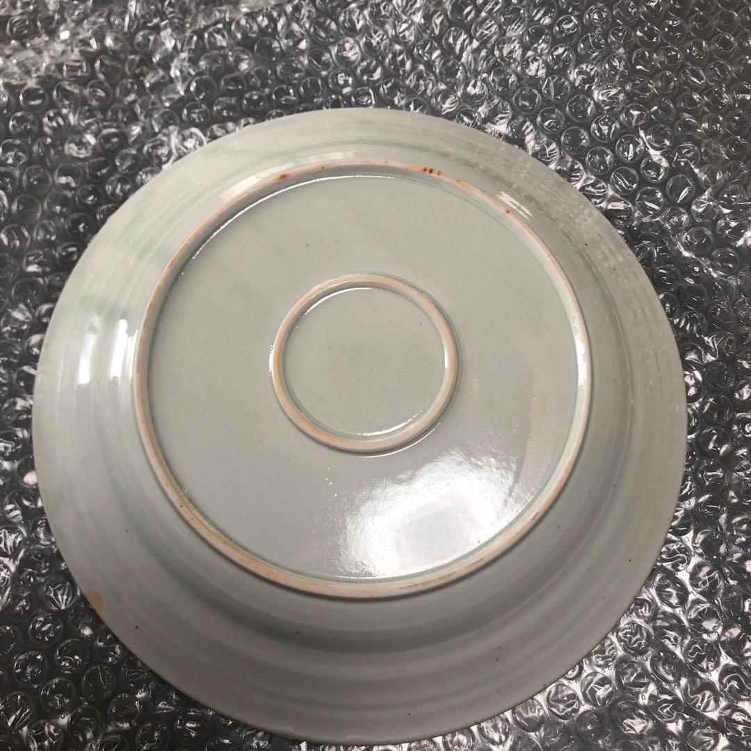 伊藤聡信さん　色絵　大皿　鳥　花