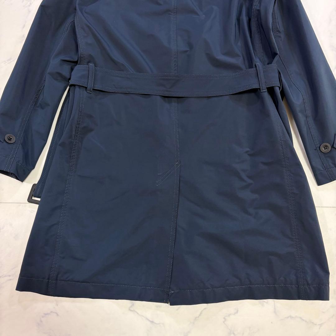 美品 TATRAS ダブル トレンチコート ネイビー ポーランド製 Mサイズ