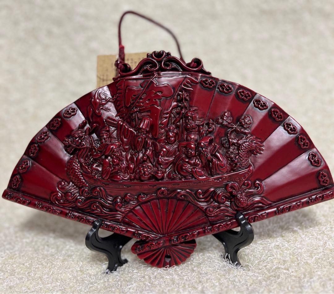 【新品未使用】寿山石　七福神　開運　幸福縁起物　幸運金運パワーストーン　幸福の石