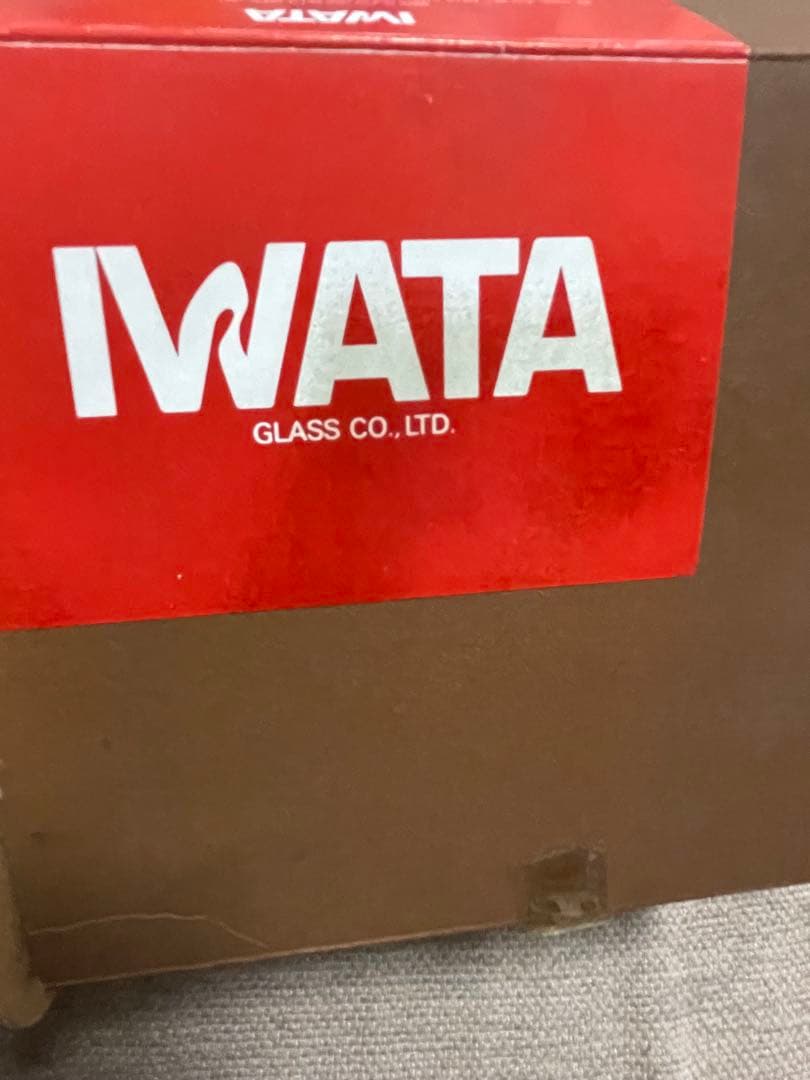 IWATA ガラス花瓶 円筒形 ブラック装飾