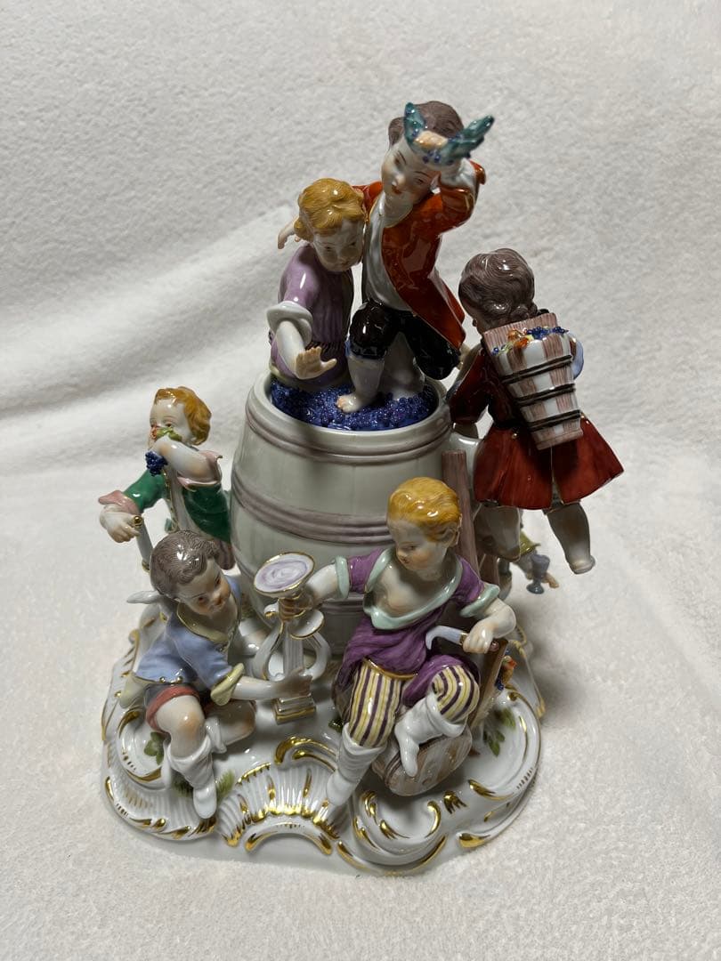 MEISSEN★マイセン★レア★ブドウ搾り