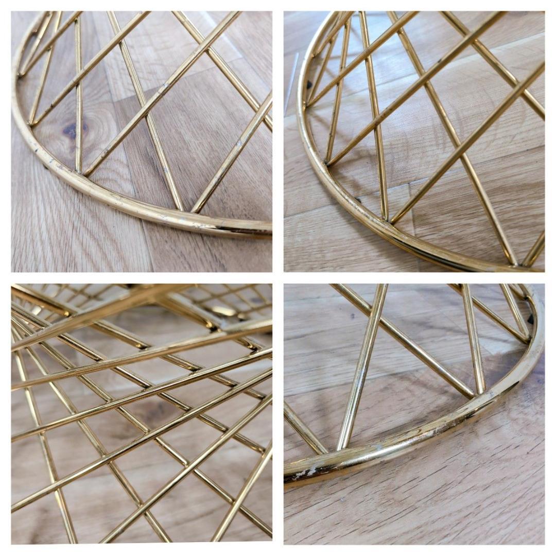 Francfranc フランフラン マーリア コーヒーテーブル ゴールド ガラス