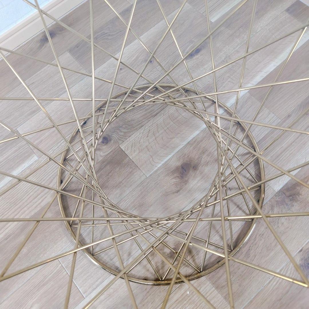 Francfranc フランフラン マーリア コーヒーテーブル ゴールド ガラス