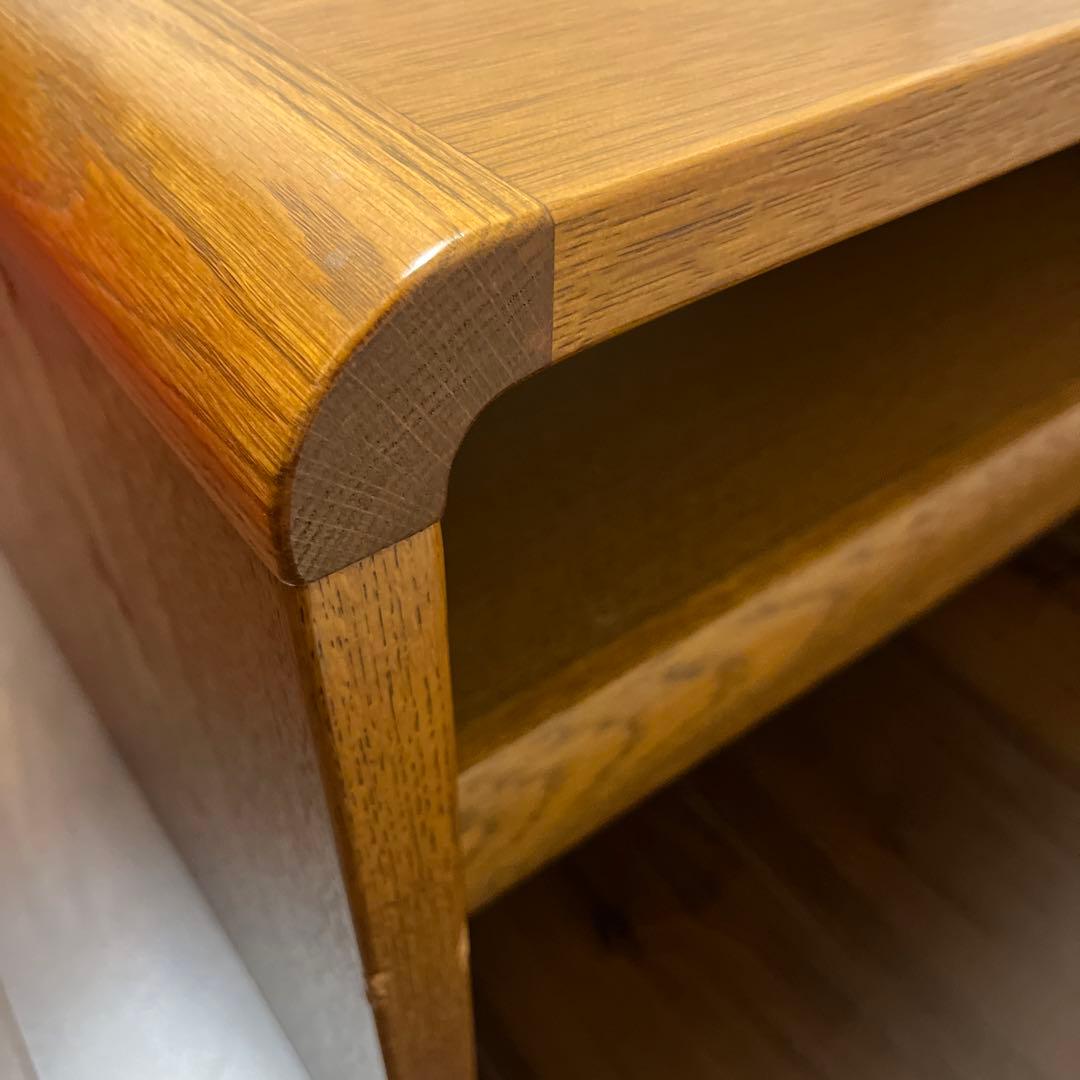 浜本工芸　天然木シンプルセンターテーブル 引き出し付き　1100