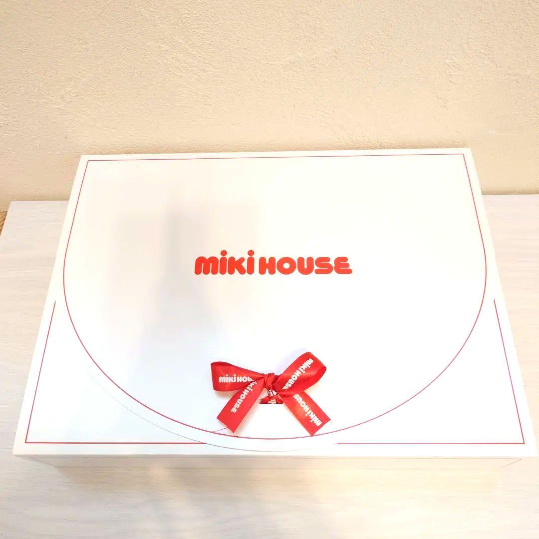 【新品未使用】ミキハウス　ジャンパースカートセット【BOX付き】