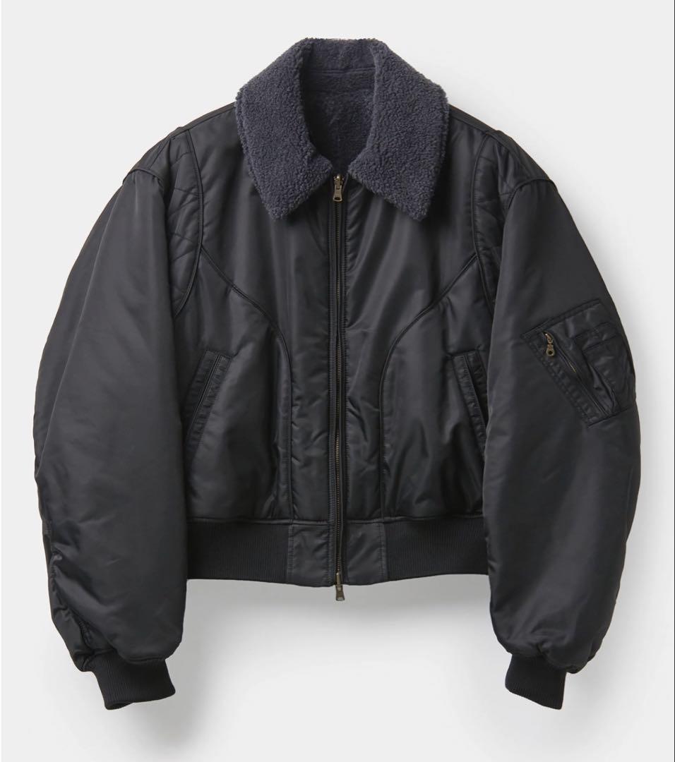 【完売品】coor(クアー) ボンバージャケット　リバーシブル　ブラック