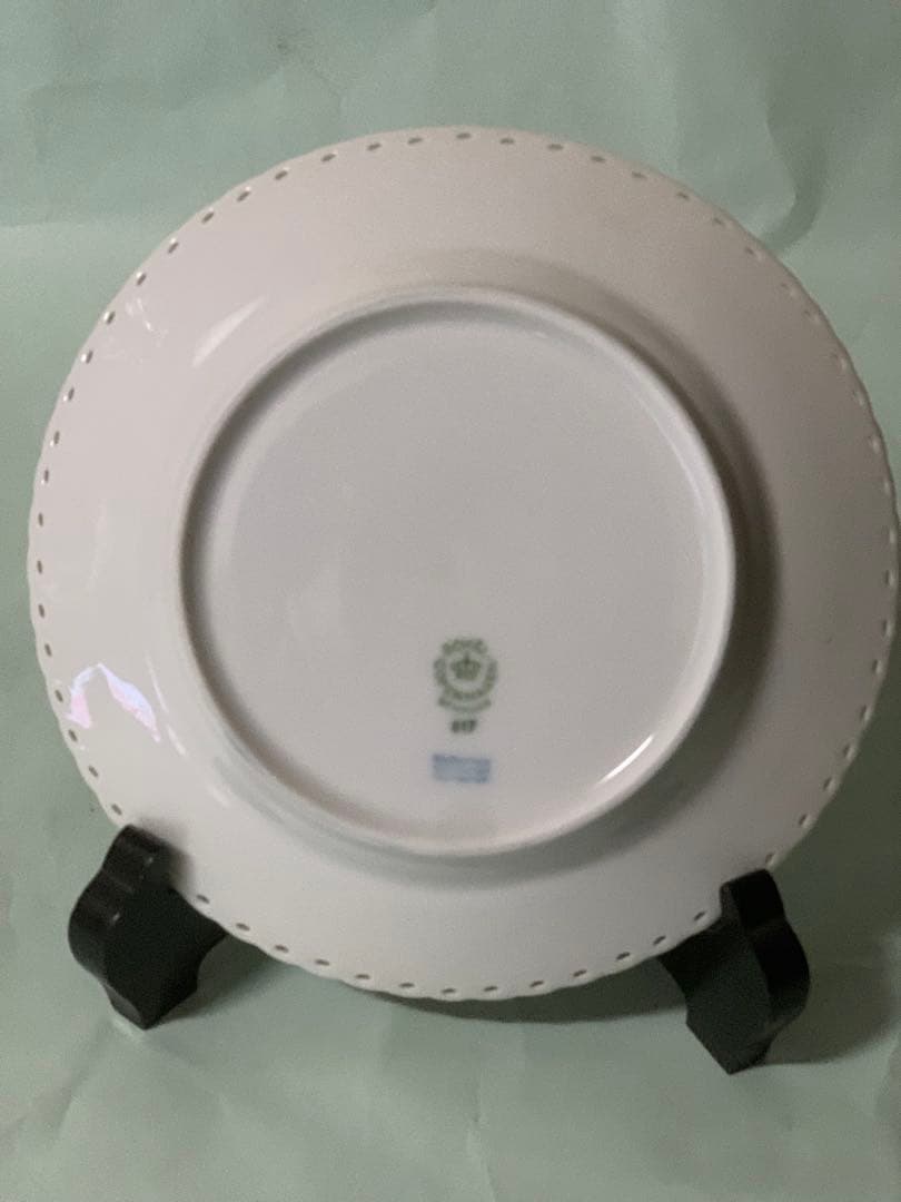 ロイヤルコペンハーゲン　ブルー、ホワイトフルーテッドフルレース6点セット、