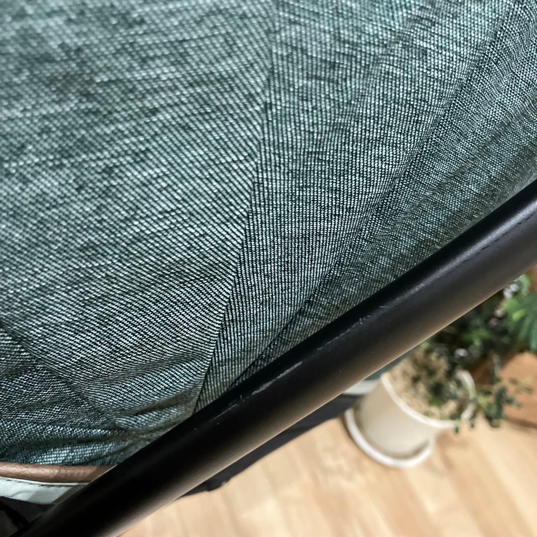 【美品】アップリカ ベビーカー ラクーナクッションAD 限定品 グリーン