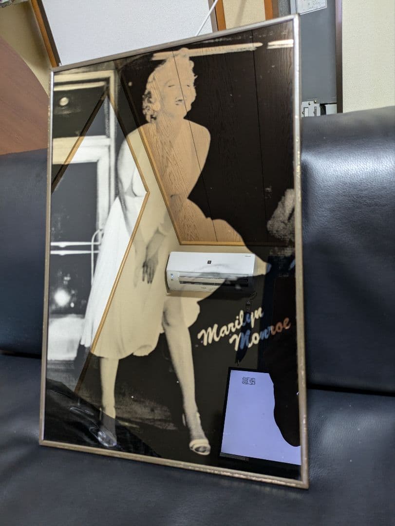 マリリンモンロー パブミラー 飾り鏡 レトロ鏡