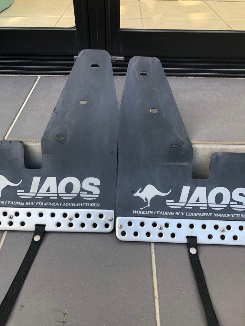 ジャオス　マットフラップ　マットガード　エクストレイル t32 黒　ねじなし