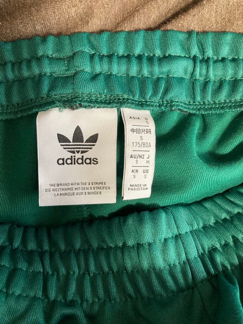 adidas アディダス クラシックス SST トラックパンツ　Ｓ　グリーン