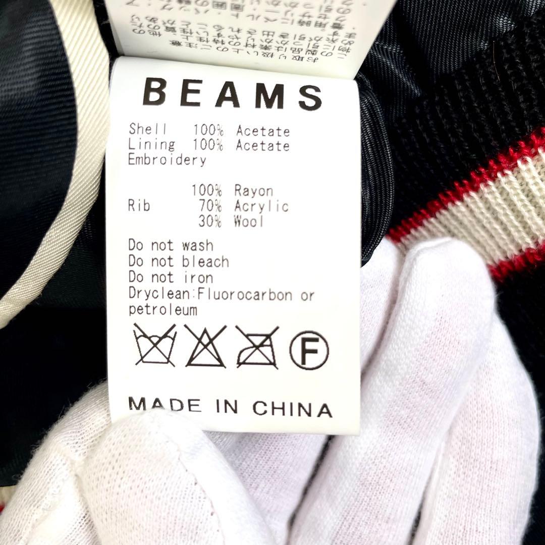 ✨美品✨テーラー東洋 BEAMS別注 サテン スカジャン 日本地図 龍 鷲 M