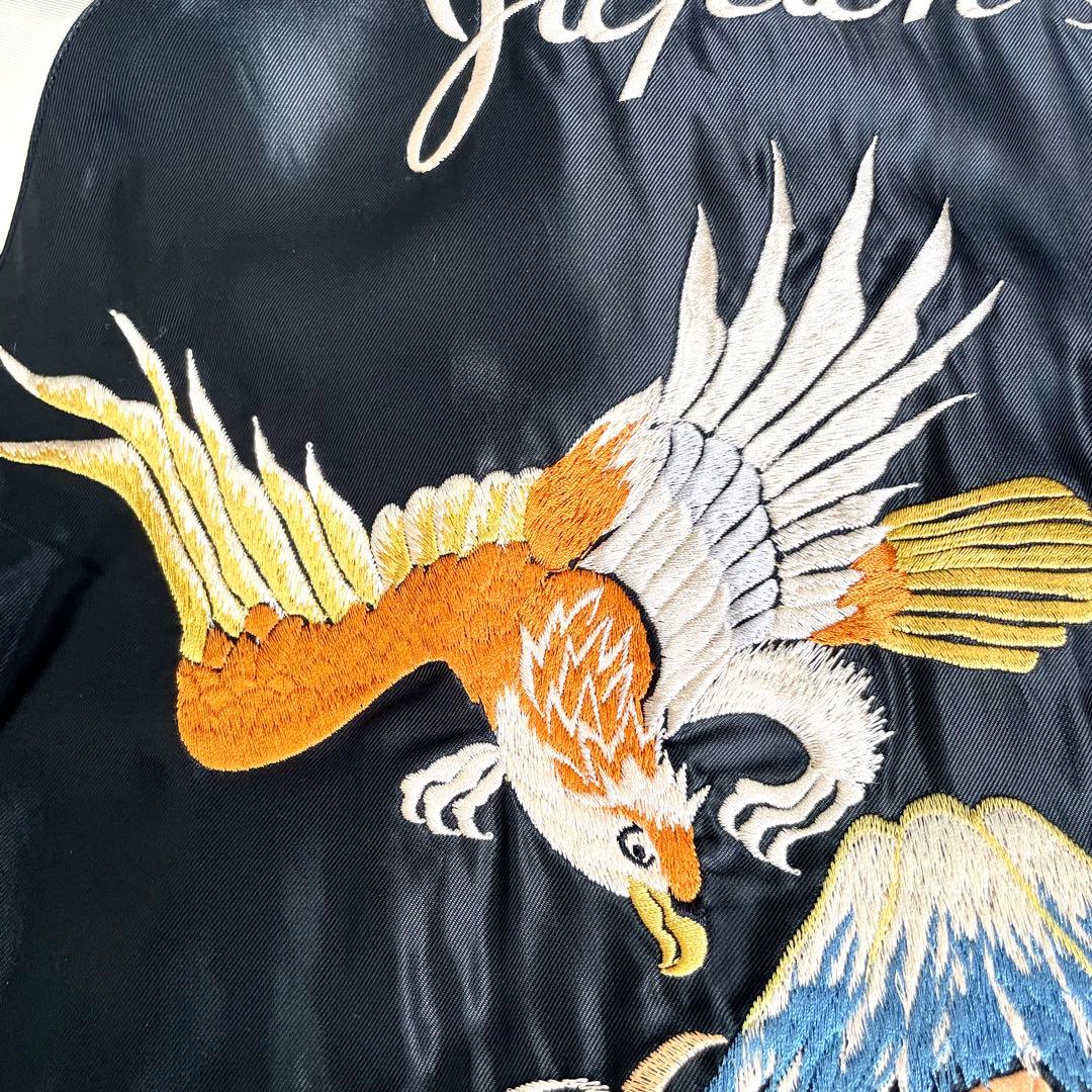 ✨美品✨テーラー東洋 BEAMS別注 サテン スカジャン 日本地図 龍 鷲 M