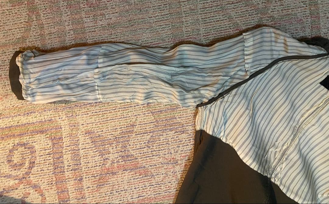 クリーニング済 ギャルソンオム 縮絨 コート M AD2005 HQ-C002