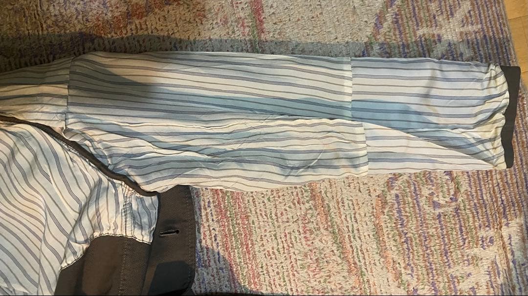 クリーニング済 ギャルソンオム 縮絨 コート M AD2005 HQ-C002