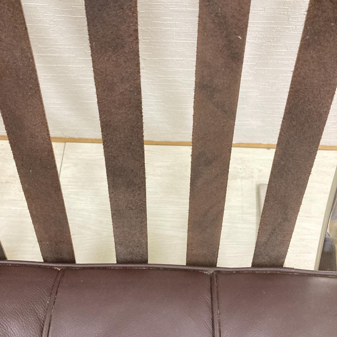 バルセロナチェア リプロダクト 革製　 2人掛け ラブソファ 　コンパクト