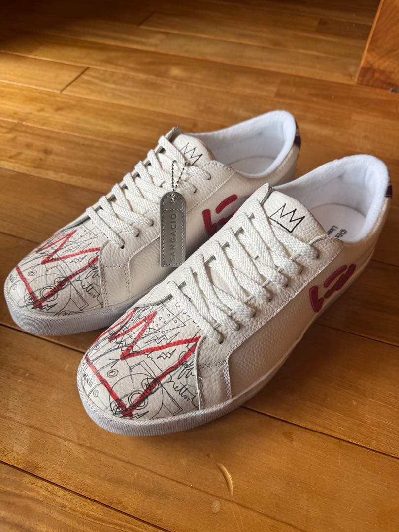 にゅ　SANGACIO スニーカー　バスキアモデル