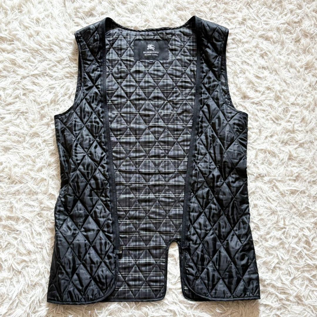 極美品 バーバリー ブラックレーベル トレンチコート ライナー付き ヘリボーン