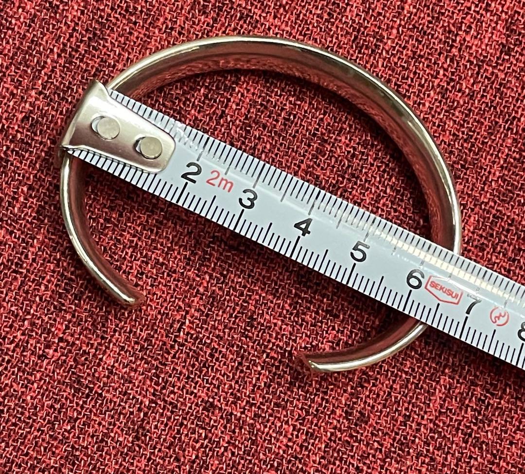 ◆感謝価格◆FULTON◆シルバー950◆エルラインミドルバングル◆