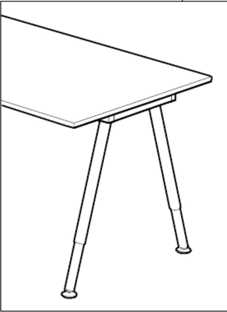 IKEA GALANT デスク　ダイニングテーブル高さ調整可能160＊80cm