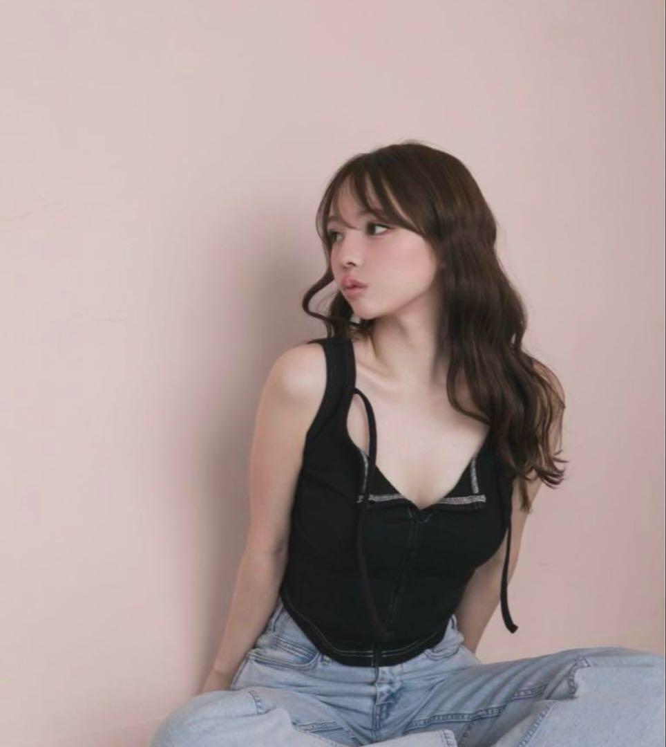 andmary Heart point tops アンドマリー タンクトップ