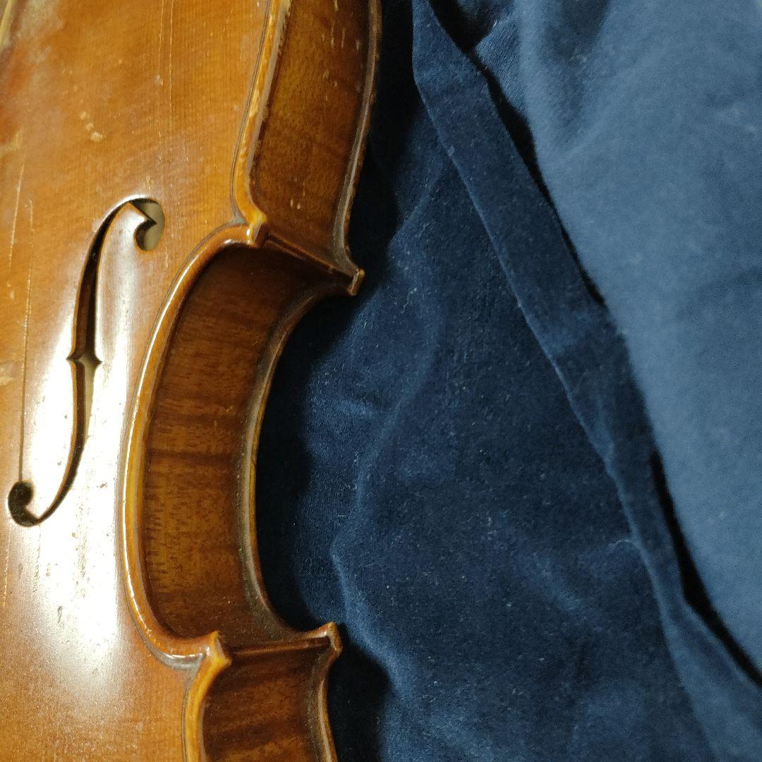 オールドバイオリン4/4　 バイオリン弓７本　修理修復の練習用に　ジャンク品