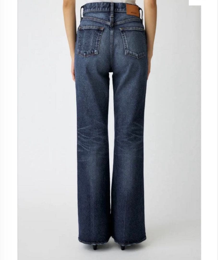 パンツ MOUSSY MVS D/BLU FLARE 24