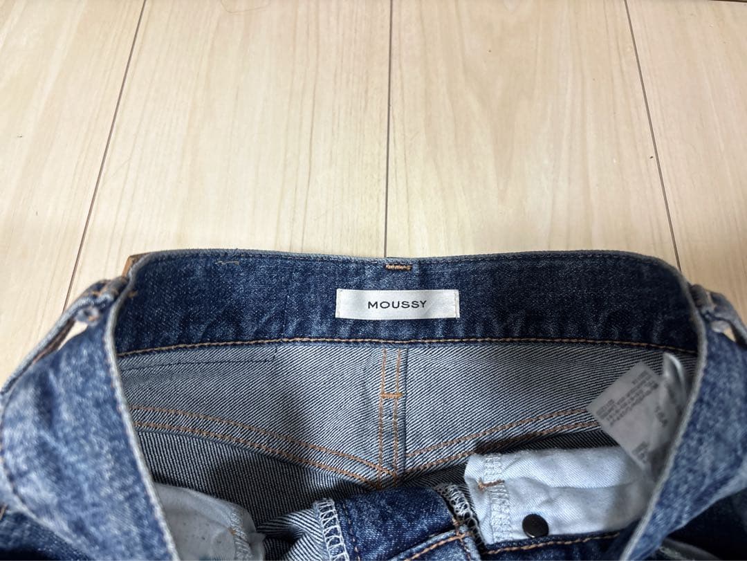 パンツ MOUSSY MVS D/BLU FLARE 24