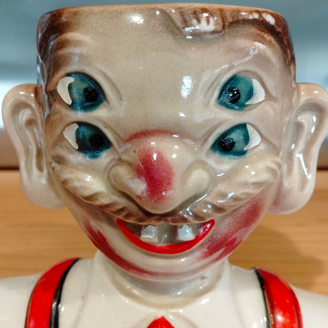 激レア ビンテージ　四つ目　4つ目　置物　ミッドセンチュリー　酔っ払い