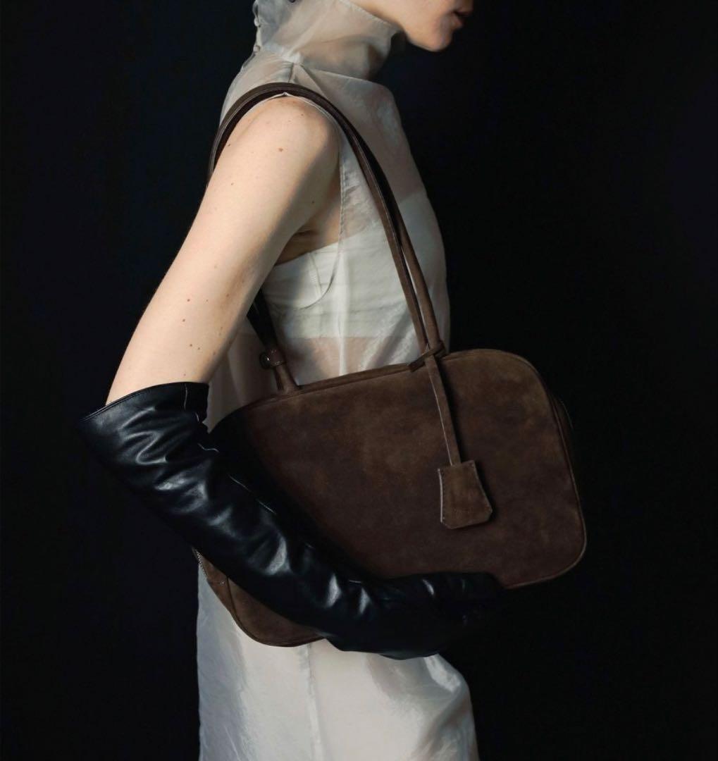 anuke Ecoleather Boston Bag ブラウン