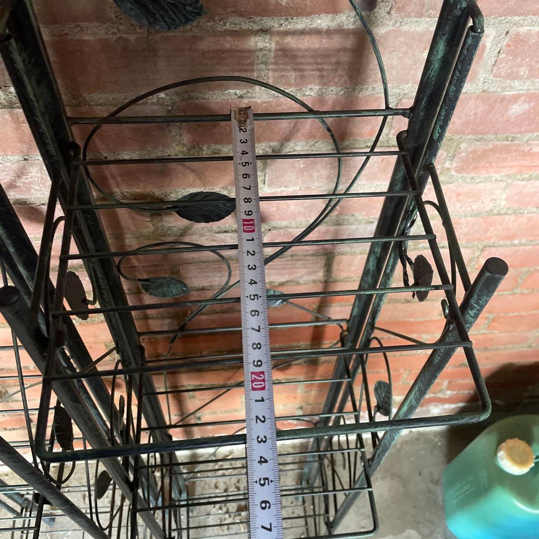 スチールラック　2個セット　蔦　4段　靴置　下駄箱　物置　インテリア