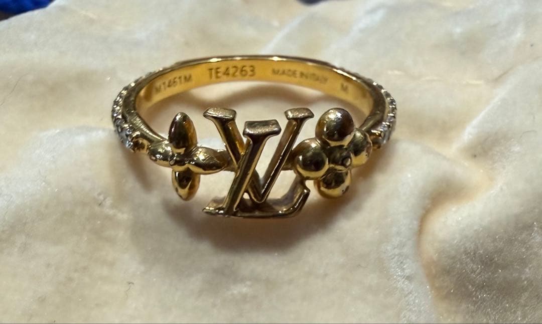 LOUIS VUITTON アイコニック　リング　ライン ストーン